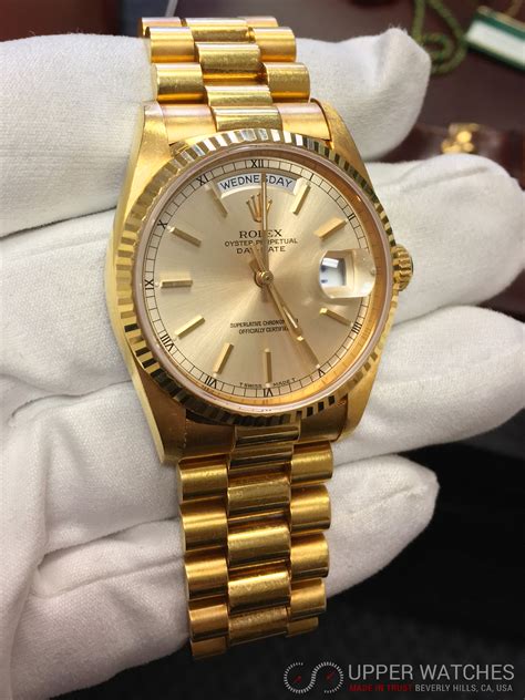 2014 rolex presidential gold|gold presidential Rolex price.